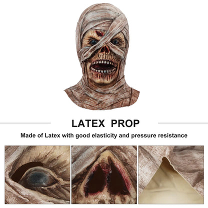 Halloween Horror Masks for Parties - Zombie & Mummy Decor