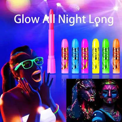 6-Color Washable Crayon Set for Halloween Face Paint