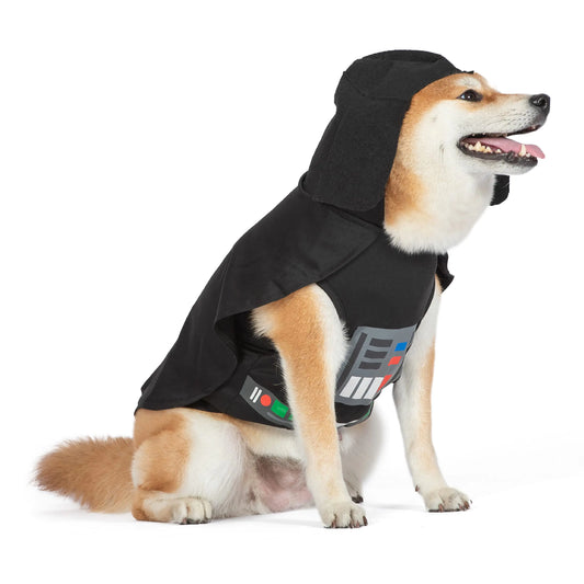 Star Wars: Darth Vader Halloween 2022 Pet Costume -Medium - |Star Wars Halloween Costumes for Dogs Funny Dog Costumes | Officially Licensed Star Wars Dog Halloween Costume Black (FF14745-22)